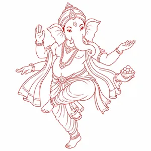 Ganapati demonstrating Dance