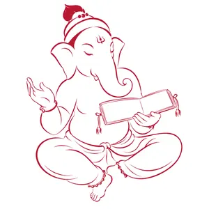Ganapati demonstrating Reading Aloud
