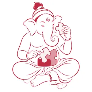 Ganapati demonstrating Riddles