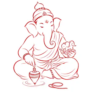 Ganapati demonstrating Children's Toys
