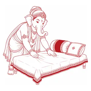 Ganapati demonstrating Arranging a Chamber