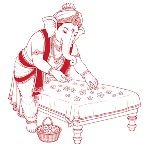 Ganapati demonstrating The Art of Memory