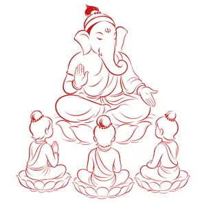 Ganapati demonstrating Rules of Discipline